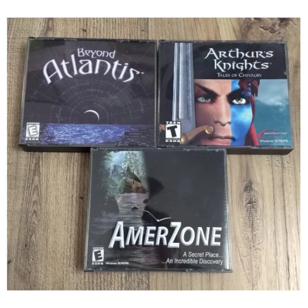 PC Games Collection-Myst, Riven, Ms. Pacman and more